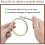 3 Inch Embroidery Hoop Set, for All Stitching Techniques, Solve Fabric Slippage, Threading Hassles, Saves 2