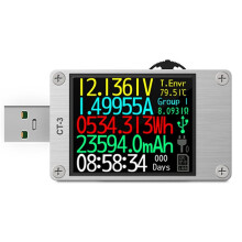 USB-Vermogensmeter USB 3.1-Tester Digitale Multimeter Stroomtester Spanningsdetector Lua-Interpreter Geïntegreerde  26V 6A