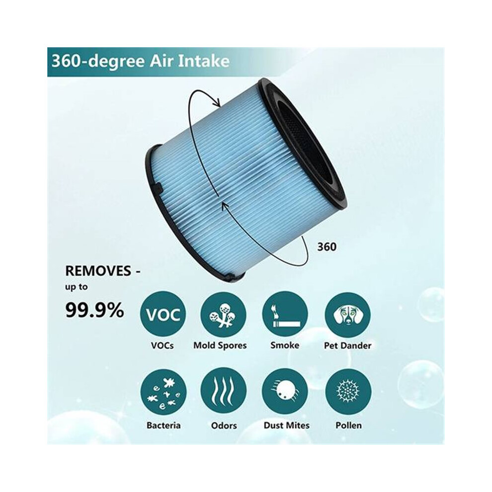 2Pcs Hepa Filter For Airtok Ap1001 Air Purifier Replacement Parts 4714014070305
