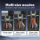 4pc for Flashforge AD5X Quick-Detachable Hotend Nozzle Quick Release Nozzle 0.25/0.4/0.6/0.8MM W/4 Silicone Socks 1