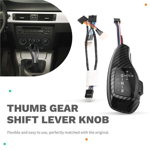 Duimversnellingspookknop voor  3-Serie E90 E91 E92 E93 2006-2012 Auto-Interieuraccessoires Koolstofvezel