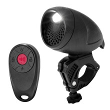 Phare de Vélo avec Télécommande, Haut-Parleur Vocal Intégré, Sonnette Étanche pour Vélo de Route