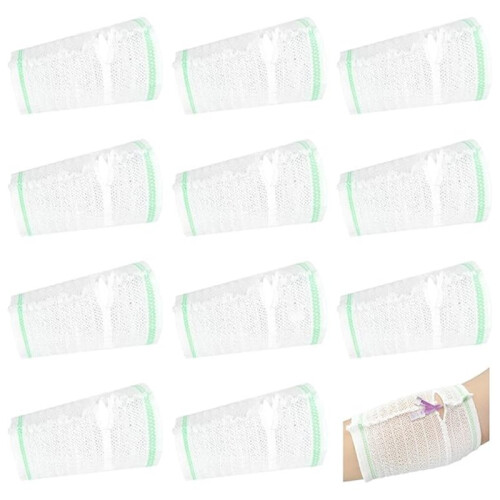 12 Fundas Protectoras para Vía PICC de Malla Elástica, Cómodas y Transpirables. Protector para Brazo Superior. 2