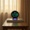 LED Digital Alarm Clock Week Date Second Hand Display Brightness Adjustable 2 Alarms Table Ambient Light 12/24H Clock 7
