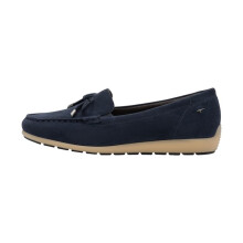Mocassins de Couro Tamaris - Suede Marinho