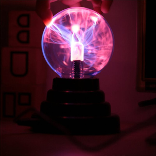Lâmpada de Plasma Mágica de 3 Polegadas, Luminária Elétrica, Luz Noturna, Luz de Plasma de Vidro, Decoração para Quarto, Presente para Crianças 1