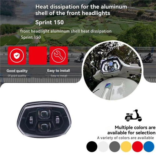 Motorcycle LED Headlight Headlamp Assembly for  Sprint 150 Motorcycle Modified Accessories 1