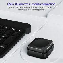 Macrotoetsenbord met 3 Modi en Één Toets: USB//2.4G, Automatisch Typen van 18 Tekens, Programmeerbaar, 200mAh Batterij