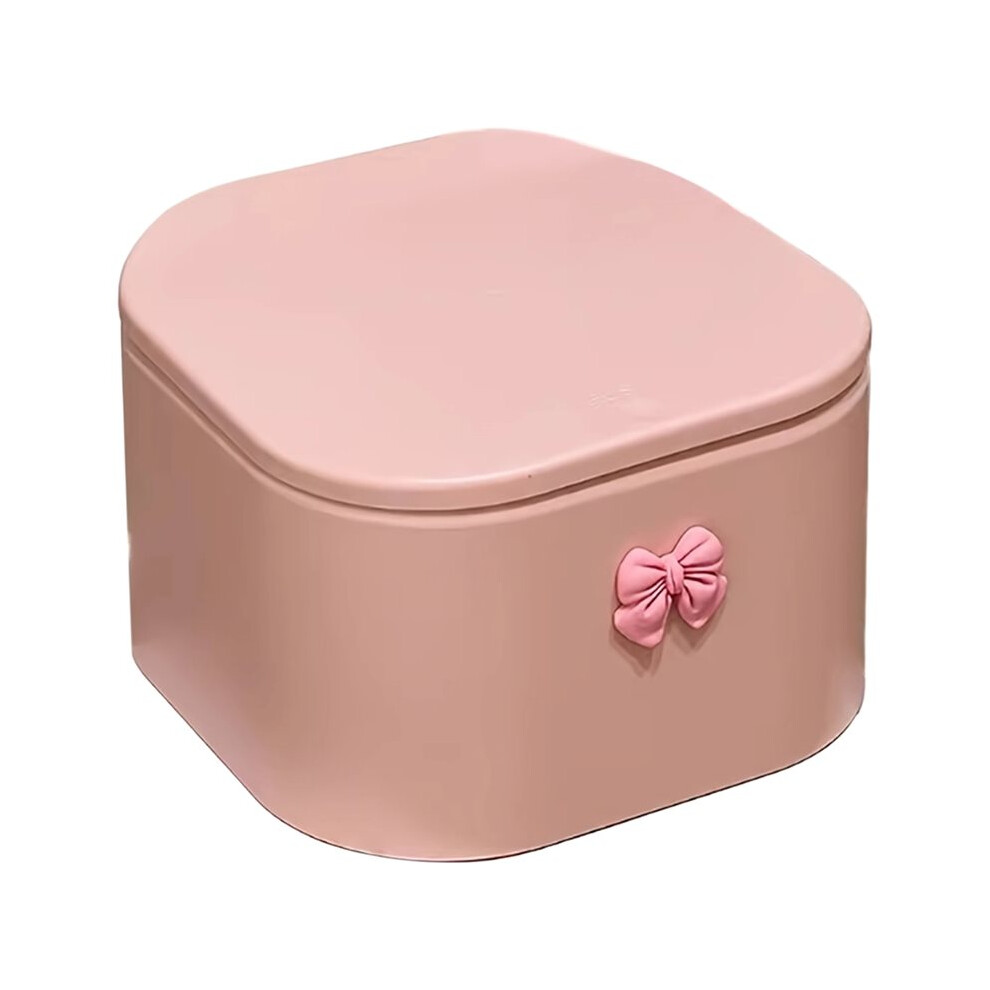 Hair Organizer Box for Headbands, Bows, Clips & Ties. Multi-Use Storage with Lid for Bathroom & Desk. A