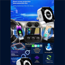4in1 Wireless CarPlay Adapter AI Box Airplay/Mirror Link/Android Auto/Carplay USB Dongle Car Intelligent System A