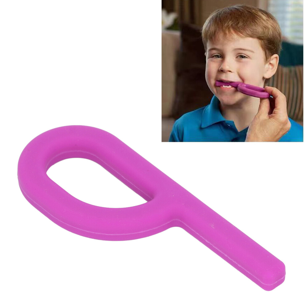 P Shape Silicone Sensory Chew Toy for Children, Buccal Muscle Rehab