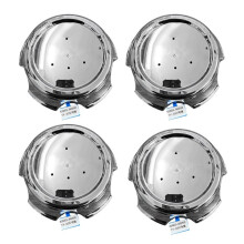 4 Cache-Moyeux Chromés 42603-60250 pour  Land  4700 LC100 FZJ100 UZJ100 (1998-2002)