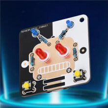 Kit de Bricolaje para Principiantes con Electrónica LED Robótica, Módulo de Tubo Emisor de Luz LED para Soldar.