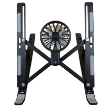 Adjustable Laptop Fan Stand,Durable and Stable Lift Cooling Base,Suitable for 10-17inch Laptops and Tablets A
