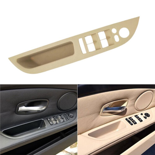 Beige Driver Left Window  Trim Bezel 51416983705 for  5-Series E60 E61 2008-2010 Door Armrest Upper Panel