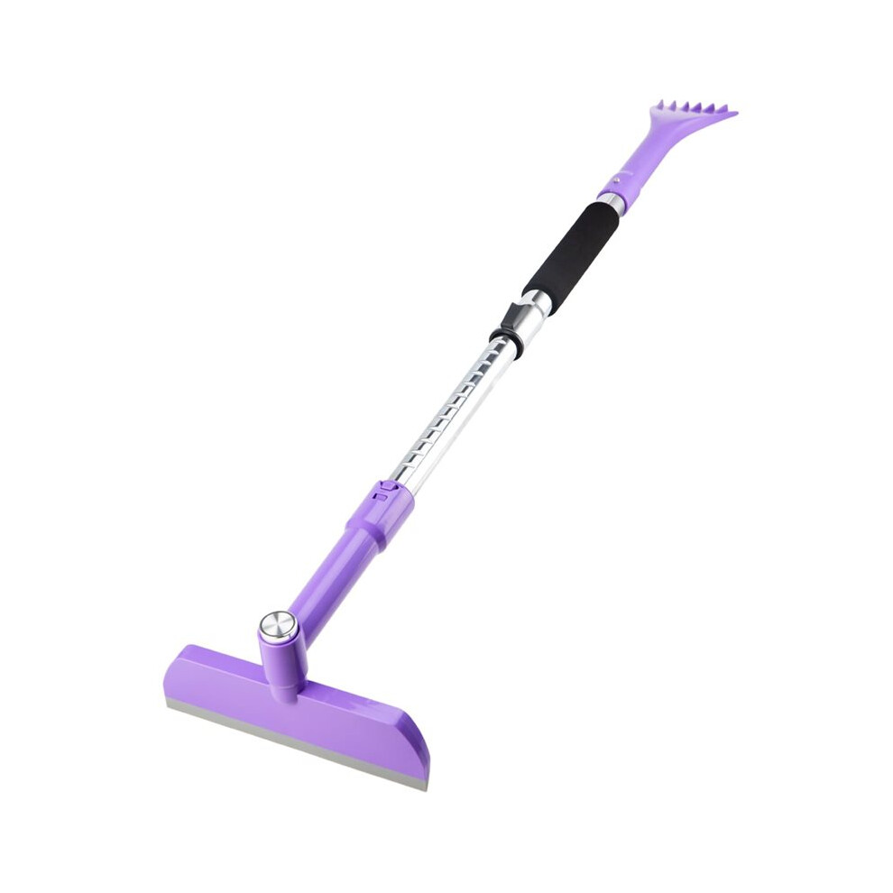 49.2" Snow Brush & Ice Scraper For Car Windshield, Extendable Snow Brush With 360 Pivoting Brush And Foam Grip 6032157663160
