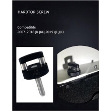 Aluminum 6pcs Hard Top Bolts Quick Removal Fastener Thumb Screws W/D for JK JKU JL JLU JT