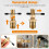 4 Pcs Angle Stop Wrench Kit Plumbing Tool, Olive Ring Removal Tool with Diameter of 1/2", 3/4",Compression Sleeve Puller 4