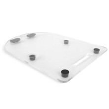 Sliding Board for TM7, Acrylic Board Accessories for TM7 with Wheels, Effortless Moving Rolling Board Transparent