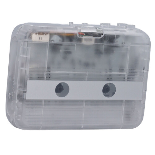 Lecteur cassette Bluetooth transparent 3,5 mm AAx2 2