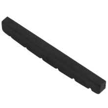 6 Pcs Black 6-String Guitar Top Nut 42mm X 3mm & 1 Pcs Modern and Vintage Electric Guitar Six String Nut Cattle Bone