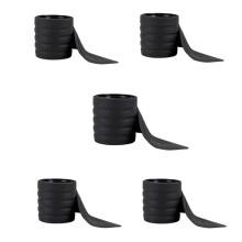 5PCS Universal Car Trunk Door Sill Plate Protector Rear Bumper Guard Rubber Mouldings Pad Trim Cover Strip 104x9cm