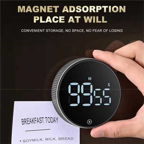 Magnetic Kitchen Timer Digital Timer Manual Countdown Rotary Timer Mechanical Cooking Timer Cooking Shower Stopwatch 1