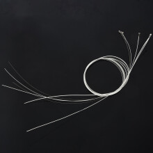 6x 150XL Gauge 0.009 Inch Steel Strings & 20Pcs Classical Acoustic Guitar Fret Wire Copper 20 Fingerboard Frets 2.0mm