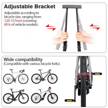 NEWBOLER Aeropack Bicycle Luggage Carrier and Passcode Lock Bike Bag for MTB and Gravel Bike Rack Shelf