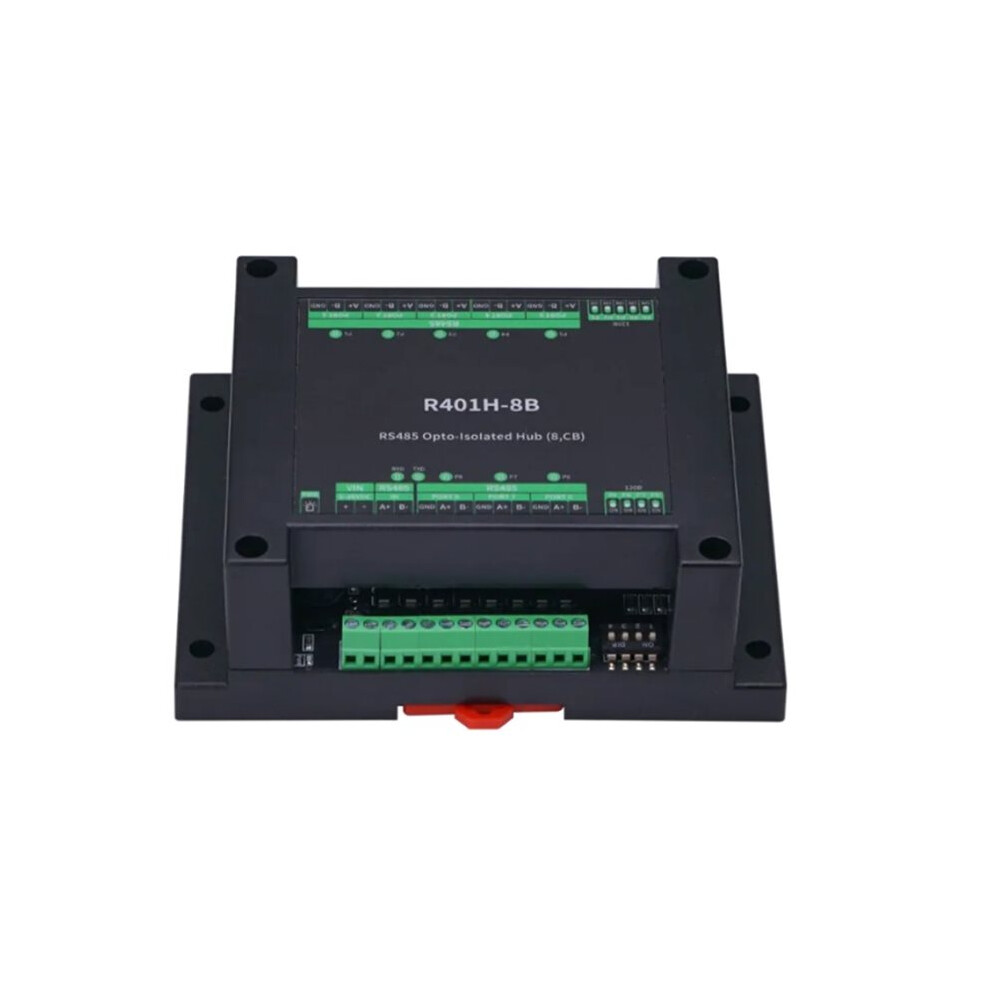 8 Channel Rs485 Opto-Isolated Serial Port Hub Support 32 Nodes Half-Duplex Transparent Transmission 4713628392599