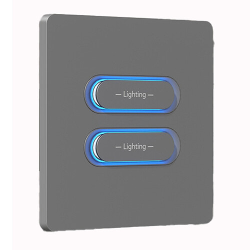 Tuya Zigbee Intelligent Button  Dual Control Multi-Control  Home  Voice Control Remote  2 Gang