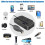 US Plug Multifunctional Car Inverter, 12v to 110v Power Converter with Plug and Socket 2