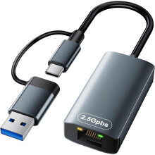 USB LAN Adapter 1000M,USB-C Ethernet Adapter RJ45 Gigabit Network Adapter,USB-C LAN Hub with 3xUSB 3.0 &1xType-C