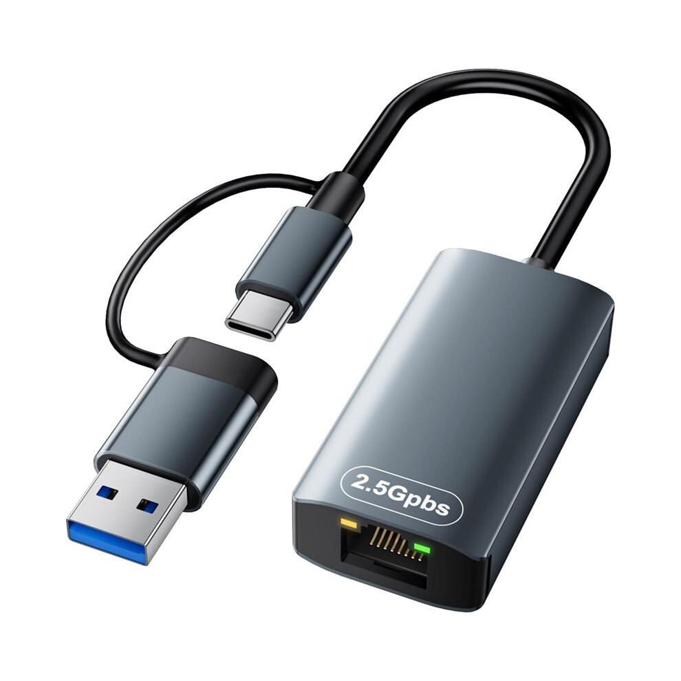 Usb Lan Adapter 1000M,Usb-C Ethernet Adapter Rj45 Gigabit Network Adapter,Usb-C Lan Hub With 3Xusb 3.0 &1Xtype-C 6033720303605
