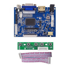 LCD Display TTL LVDS Controller Board -Compatible VGA 2AV 50PIN for AT070TN90 AT070TN92 AT070TN94 7 Inch Panel