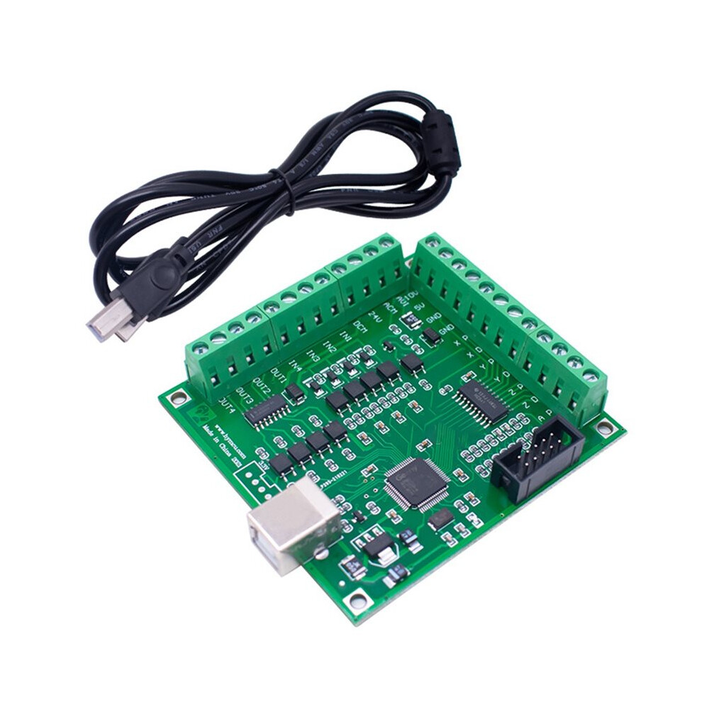 Mach3 Cnc Usb 100Khz Breakout Board 4 Axis Interface Driver Motion Controller, Cnc Motion Control Card For Stepper Motor 4711130161085