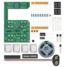 DIY Geheugentraining Gameconsole Elektronische Soldeerkit Praktische Trainingsoefeningen Printplaat Losse Onderdelen