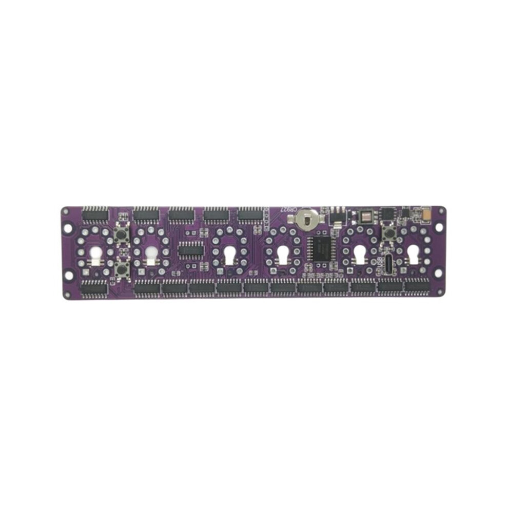 Nixie Clock Circuit Board Accurate Timing Back Color Setting 5V 2A Digital Tube Clock Module Vintage Design 4711602623813