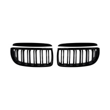 Car Front Kidney Grill Front Hood Grill Double  Vertical Grille for  3 Series E90 E91 2005-2008