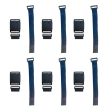 Smol Slimes Tracker Compatible SlimeVR Integration LSM6DSV IMU and QMC6309 for Virtual Reality with 1000mm Strap 6PCS