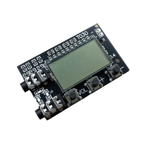 FM Stereo Transmitter Board Digital LCD 2 Channel Wireless Audio Module 76M-108M [This is Not A Radio]