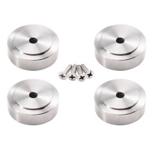 4Pcs Speaker Spikes Stand Feet Pad Stainless Steel Speaker Isolation Stand Feet Pad Speaker Feet Pad for Speaker
