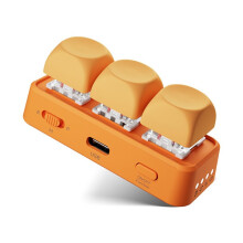 Clavier Multifonction : Tourne-Pages, Vidéos Courtes, Diaporamas PPT, Musique, Prise de Photos, Télécommande, Orange