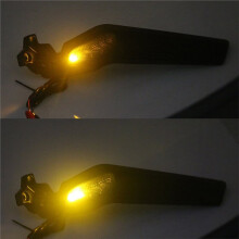 Universal Modification Mirror Rearview Mirror Motorcycle Sport Bike Rearview Mirror with Lights
