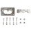 Fire Wall Pass Through Kit Aluminum Alloy Enhanced Durability for Holley Terminator X Max 1