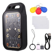 Chameleon Ultra RFID Card Emulator Reader+3XUID Keychain/CUID Card IC ID Card Decode Reset+Automatic Polling