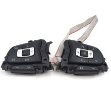 1Pair 5G0959442P Car Steering Wheel Multi-Function Buttons for /R32//Rabbit 2018-2021