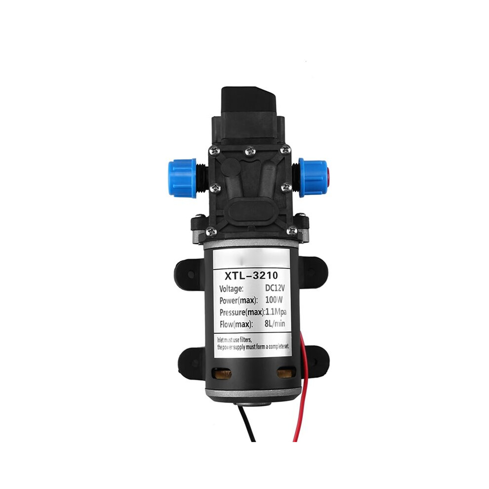 12V 100W 8L/Min 160Psi High Pressure Diaphragm Self Priming Water Pump For Wash 6031481029956