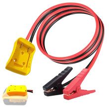 Jumper Cables with Adapter for 20V Battery,2FT 8AWG Portable Battery Jumper Automotive Booster Cables
