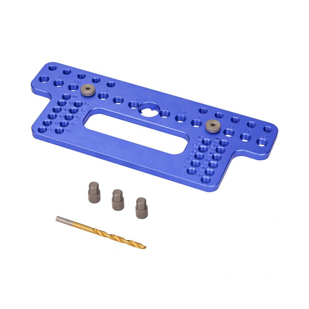 Woodworking Wood Door Handle Locator Puncher For Wardrobe Door Cabinet Positioner Drill Guide Aluminum Alloy 4712721342333